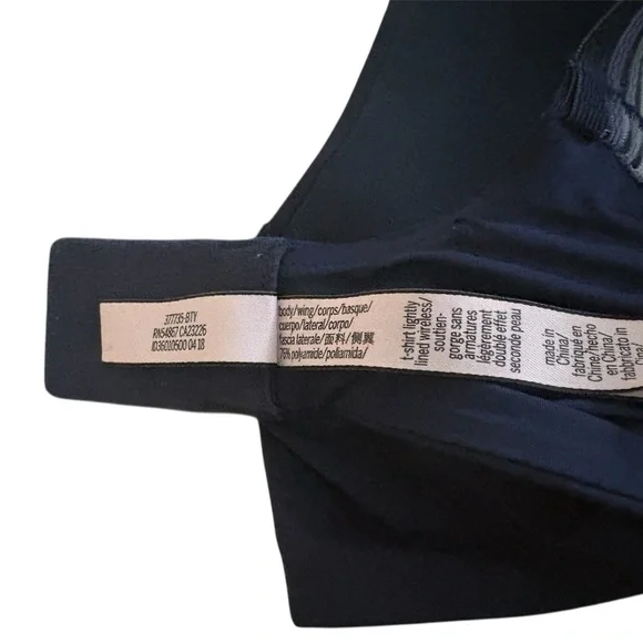 VICTORIA’S SECRET 38C lightly lined t-shirt bra. Blue. Wireless NWOT - Picture 5 of 9